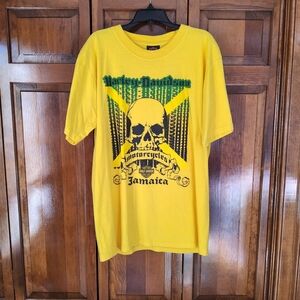 Harley-Davidson Jamaica Yellow Skull Tee